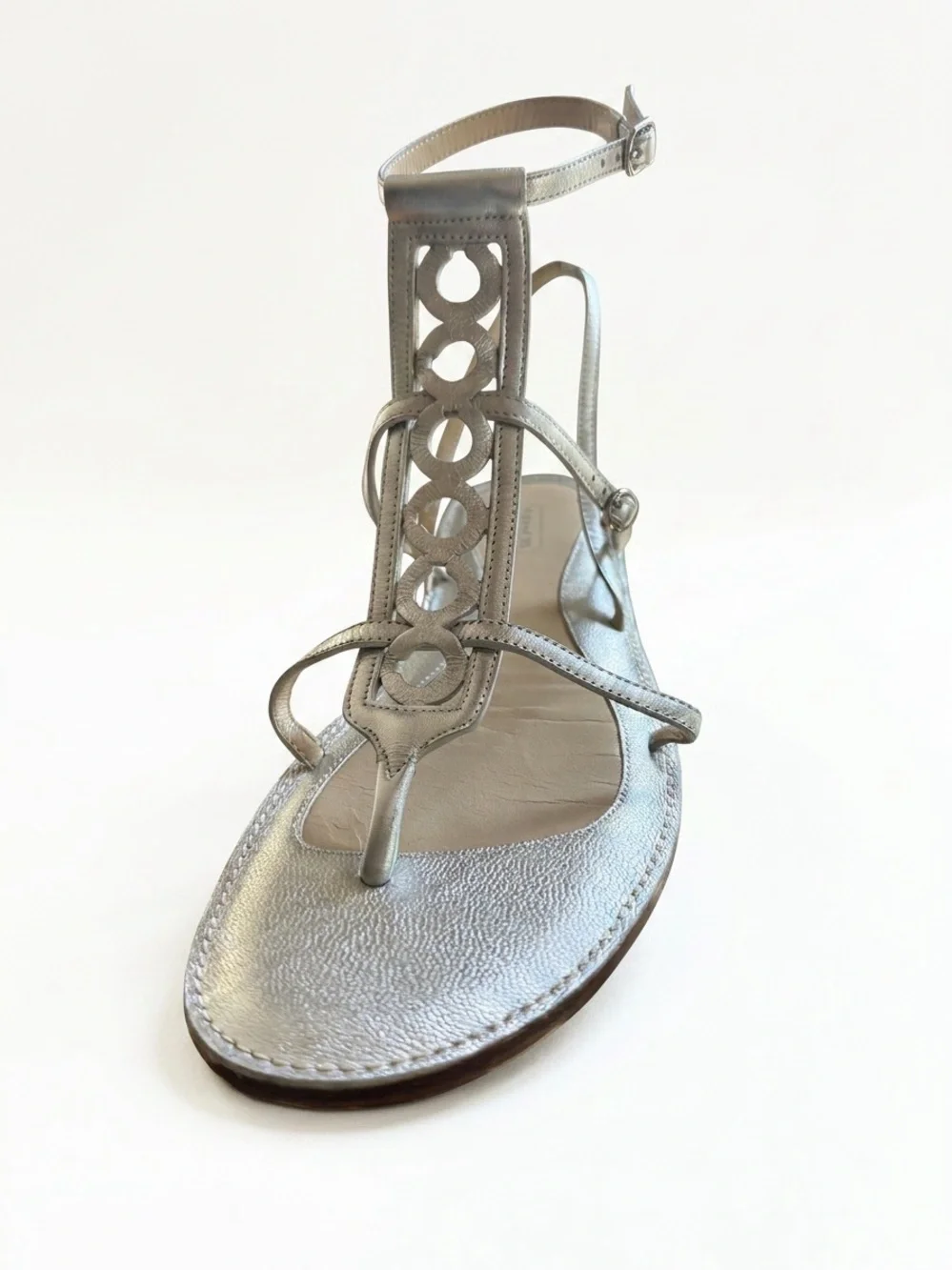 Coach Silver Geralynn Gladiator Sandal